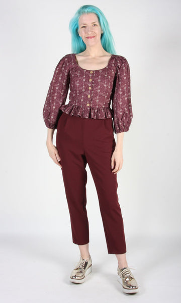 RN1324 - 2 - Dacnis Top - Amaranth