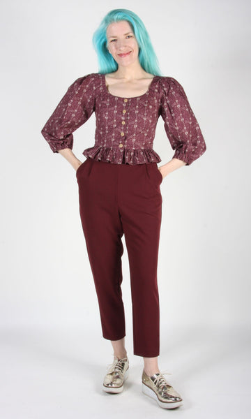 RN1324 - 2 - Dacnis Top - Amaranth