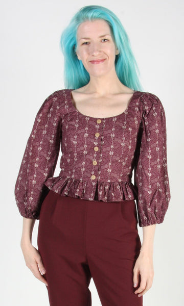 RN1324 - 2 - Dacnis Top - Amaranth