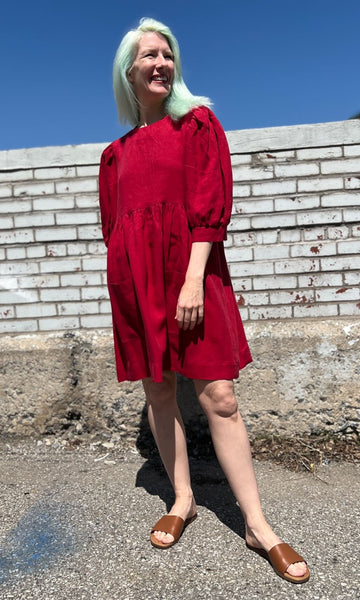 Devil Downhead Dress - Geranium