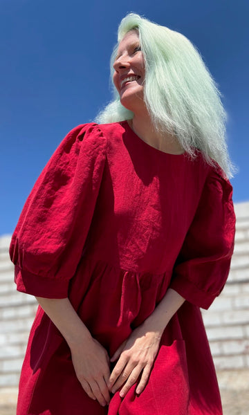 Devil Downhead Dress - Geranium