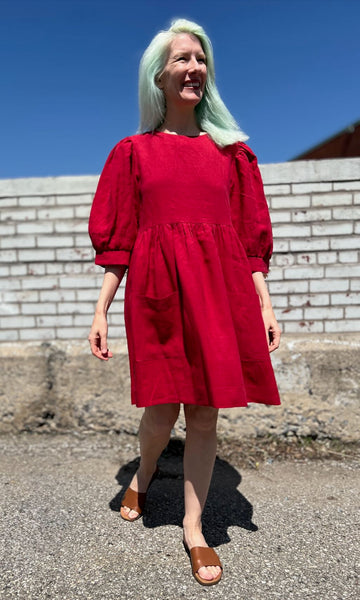 Devil Downhead Dress - Geranium