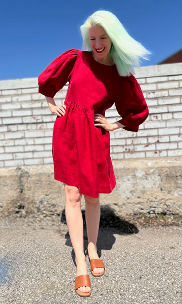 Devil Downhead Dress - Geranium