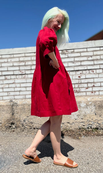 Devil Downhead Dress - Geranium