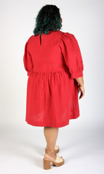 Devil Downhead Dress - Geranium