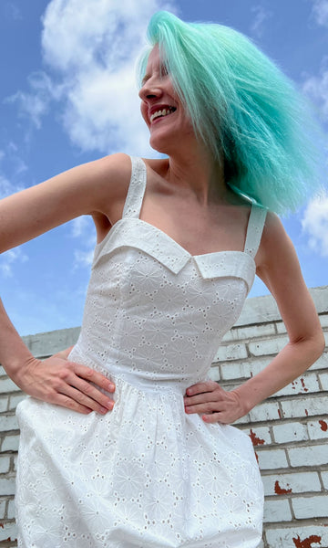 Diablotin Dress - White