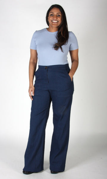 SS622 - S - Dipper Tee - Shell Blue