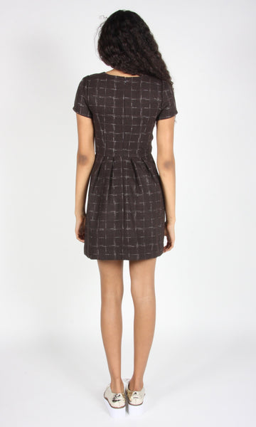RN1402 - 6 - Drongo Dress - Brown