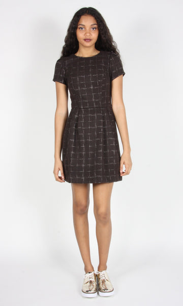 RN1402 - 6 - Drongo Dress - Brown