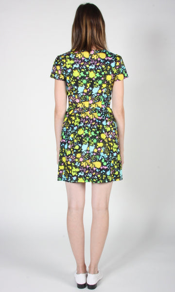 RN1309 - 14 - Engoulevent Dress - Neon Splatter