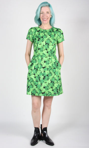 RN1347 - 6 - Engoulevent Dress - Philodendron