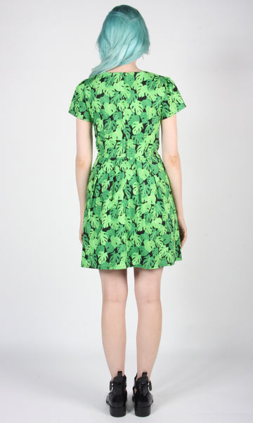 RN1347 - 6 - Engoulevent Dress - Philodendron
