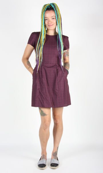 RN968 - 86 - Engoulevent Dress - Shadow Plum