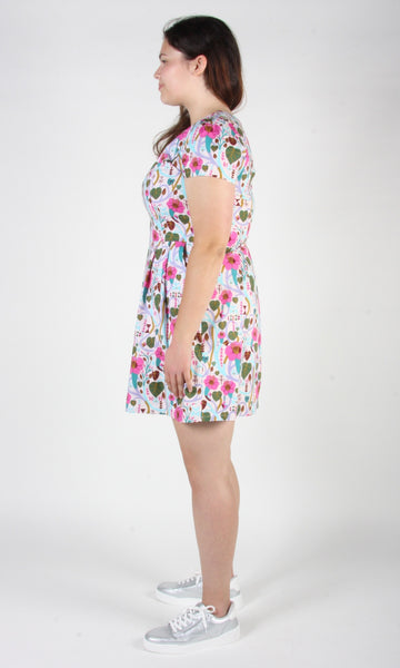 RN1421 - 8 - Engoulevent Dress - Trumpet Vines