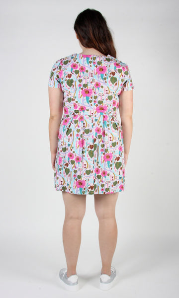 RN1421 - 8 - Engoulevent Dress - Trumpet Vines