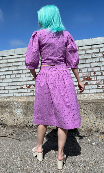 Hermit Thrush Skirt - Ube