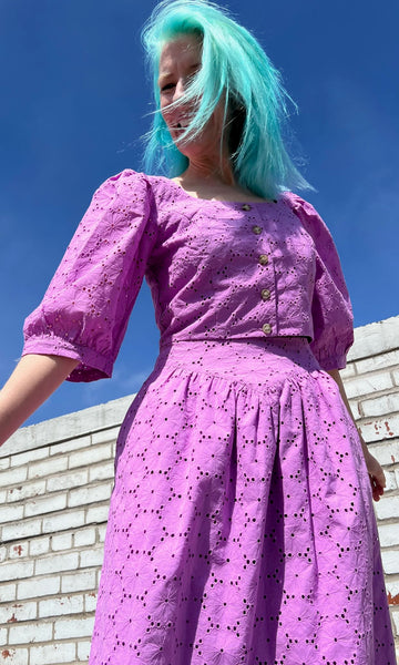 Hermit Thrush Skirt - Ube