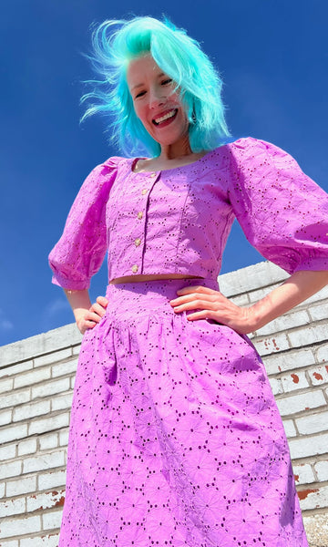 Hermit Thrush Skirt - Ube