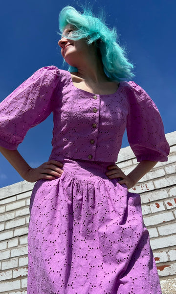 Hermit Thrush Skirt - Ube