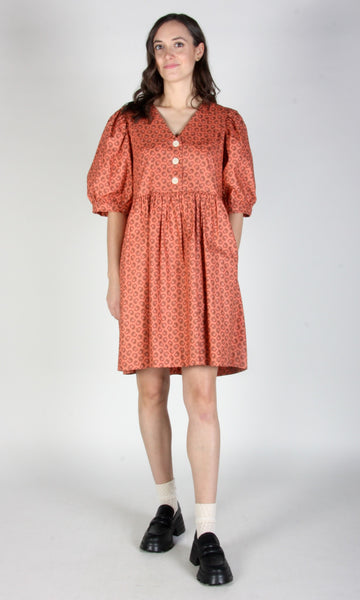 Fieldfare Dress - Berry Sheaf