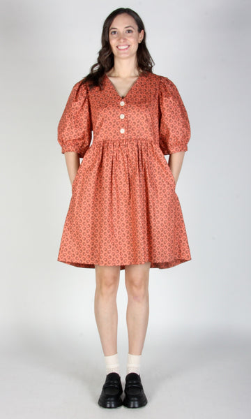 Fieldfare Dress - Berry Sheaf