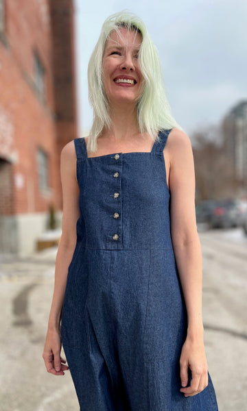 Firecrest Jumpsuit - Dark Wash