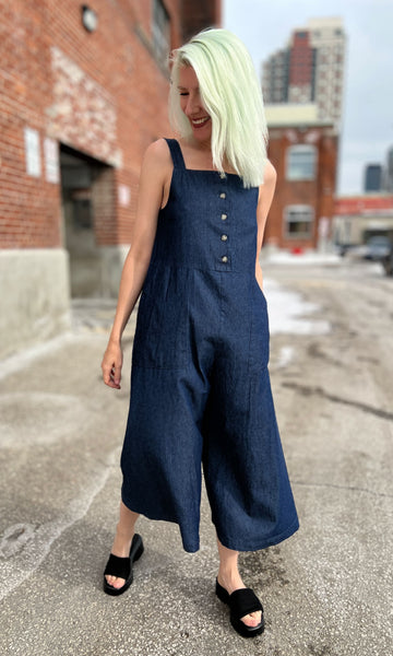 Firecrest Jumpsuit - Dark Wash