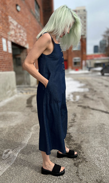Firecrest Jumpsuit - Dark Wash