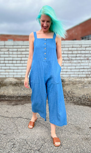 Firecrest Jumpsuit - Medium Wash