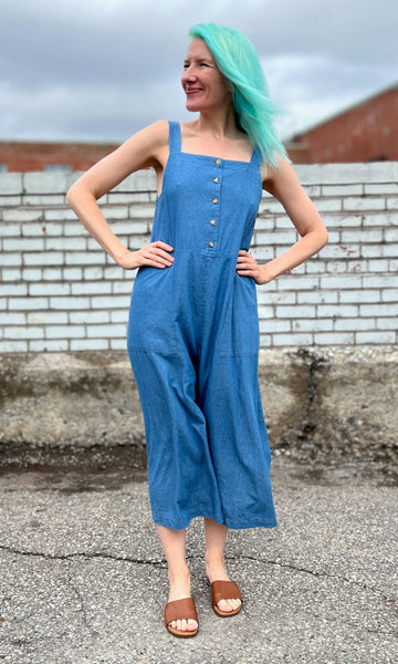 Firecrest Jumpsuit - Medium Wash