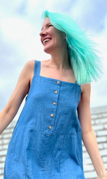 Firecrest Jumpsuit - Medium Wash