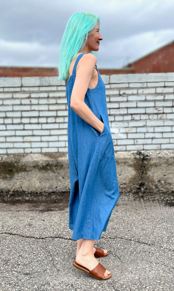 Firecrest Jumpsuit - Medium Wash