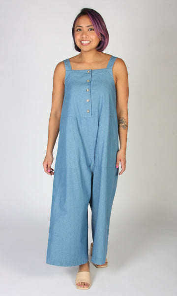 Firecrest Jumpsuit - Medium Wash