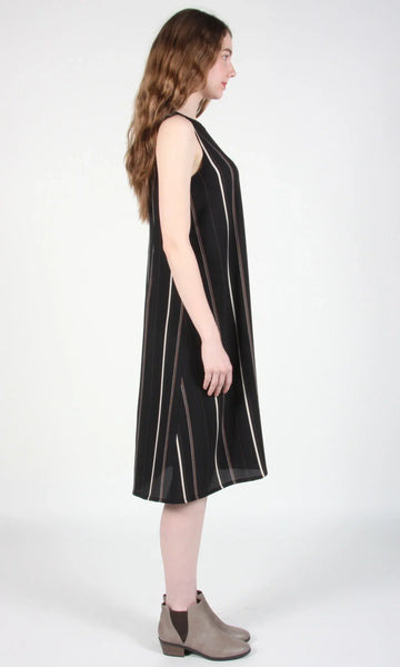 RN649 - 16 - Fulmar Dress - Black Stripes