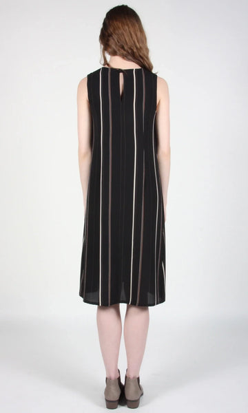 RN649 - 16 - Fulmar Dress - Black Stripes