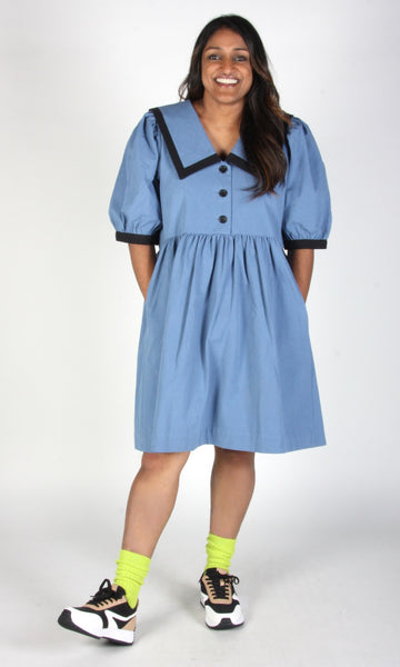 Fulvetta Dress - Cornflower