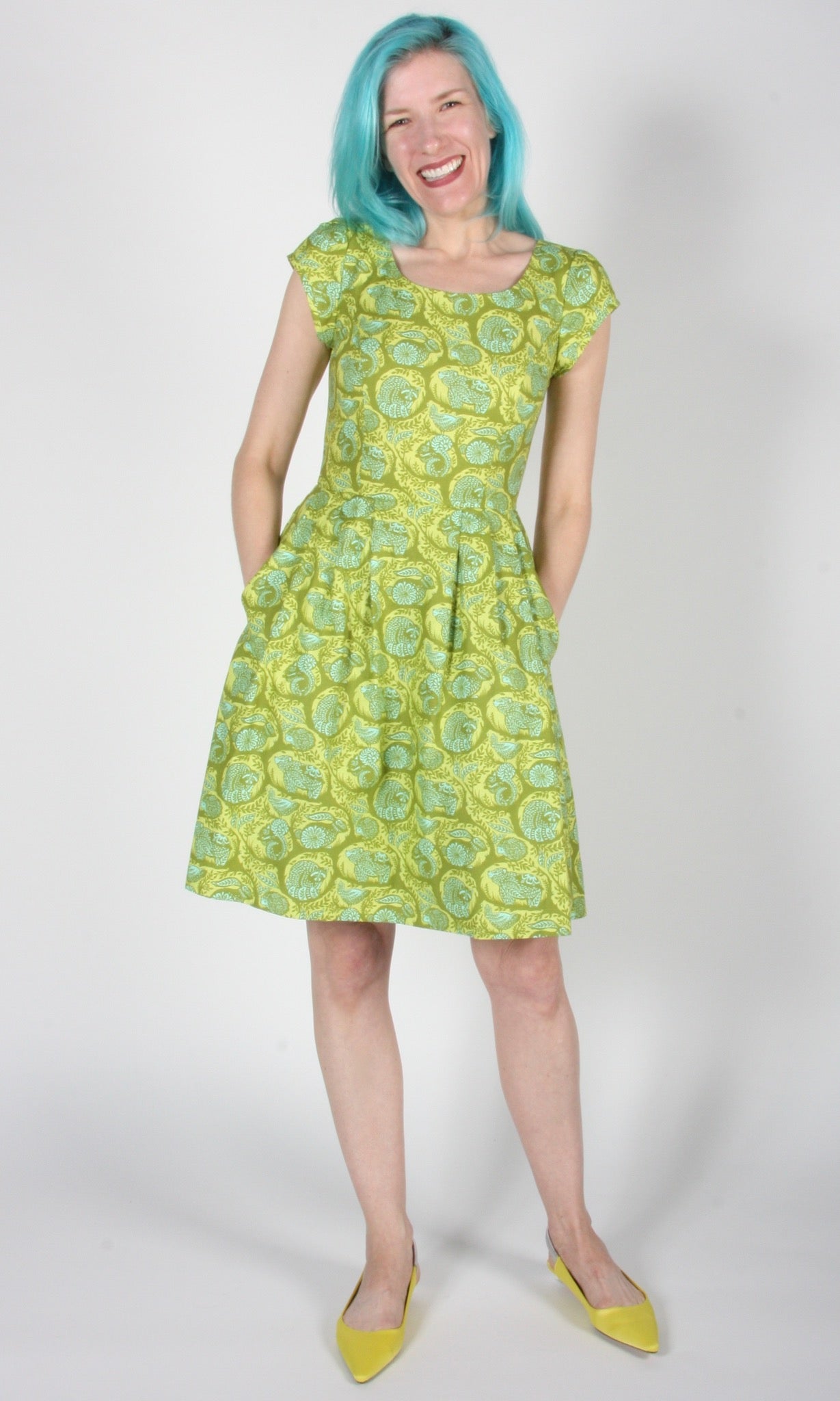RN1182 - 14 - Gallinule Dress - Acid Raccoon – Birds of North America