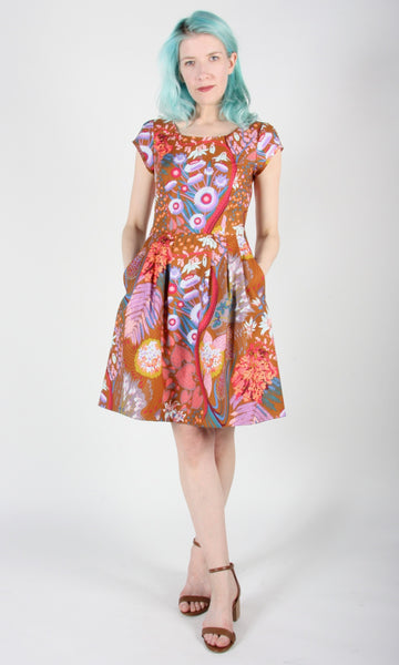 RN1310 - 4 - Gallinule Dress - Rust Garden