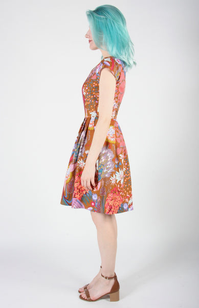 RN1310 - 4 - Gallinule Dress - Rust Garden