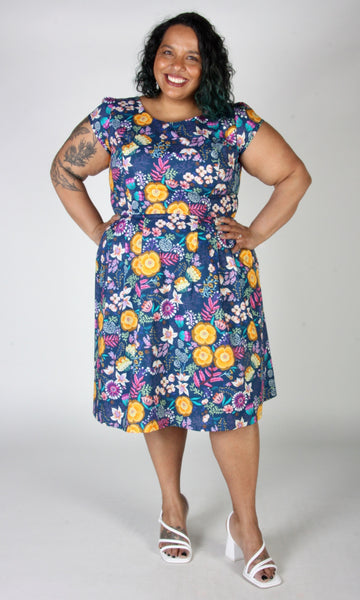 Gallinule Dress - Midnight Brilliance