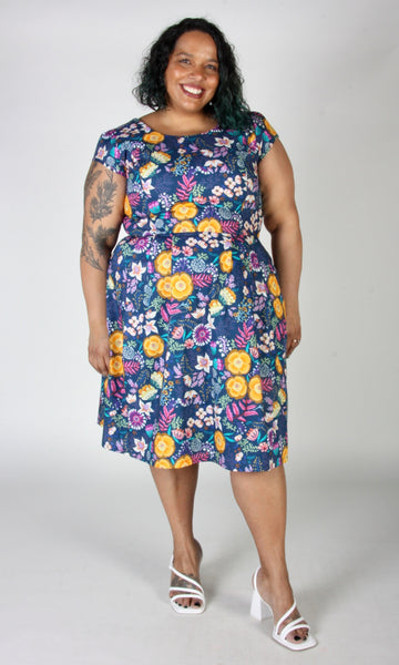 Gallinule Dress - Midnight Brilliance