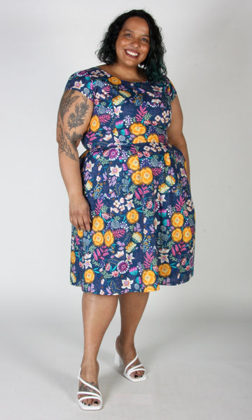 Gallinule Dress - Midnight Brilliance