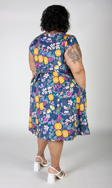 Gallinule Dress - Midnight Brilliance