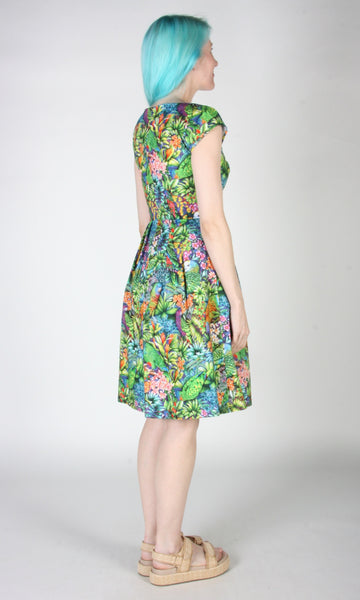 Gallinule Dress - Parrot Jungle