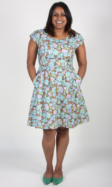 RN1714 - 6 - Gallinule Dress - Succulents