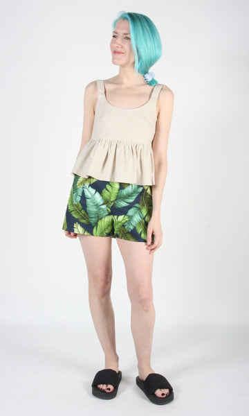 Umbrellabird Shorts - Banana Leaves