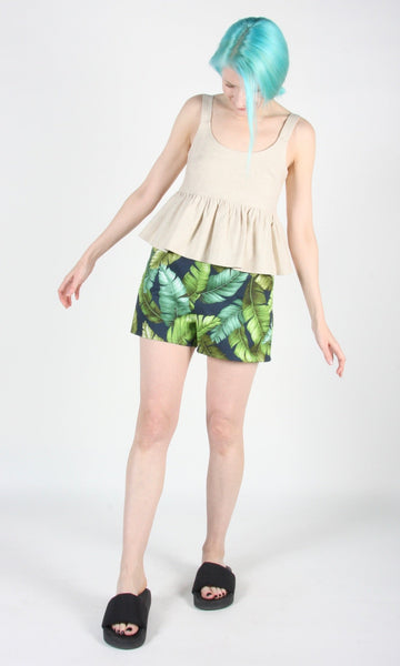 Umbrellabird Shorts - Banana Leaves