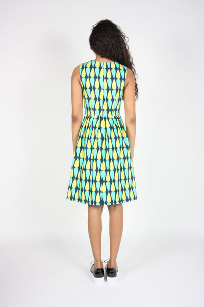 RN1345 - 16 - Gravateiro Dress - Navy/Green