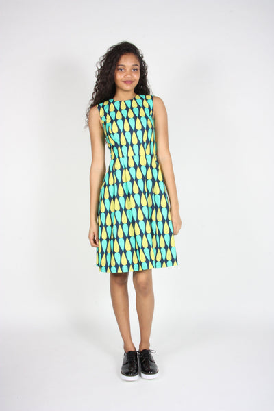 RN1345 - 16 - Gravateiro Dress - Navy/Green