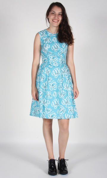 RN1420 - 10 - Greenshank Dress - Wedgewood Ribbons